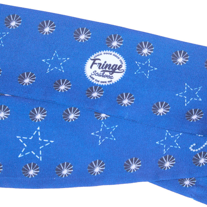 Fringe Scarves Howdy Navy Twilly