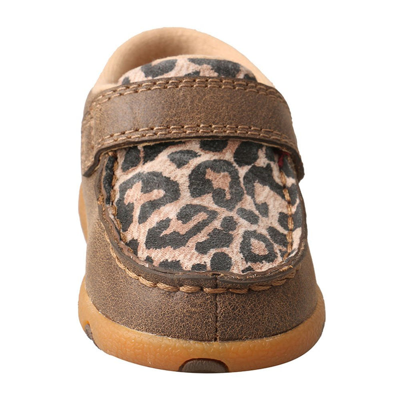 Twisted X Infant Driving Mocs-Bomber/Leopard