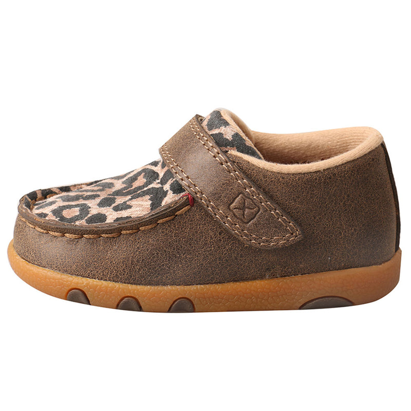 Twisted X Infant Driving Mocs-Bomber/Leopard
