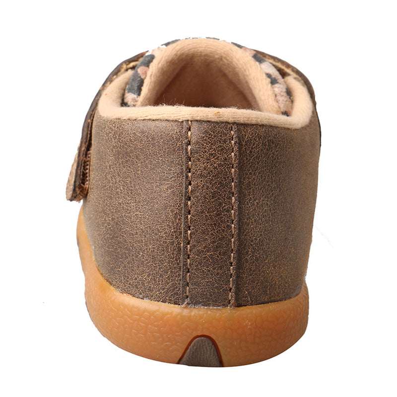 Twisted X Infant Driving Mocs-Bomber/Leopard