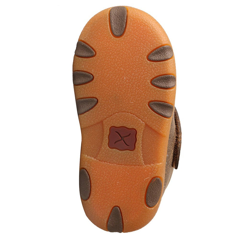 Twisted X Infant Driving Mocs-Bomber/Leopard