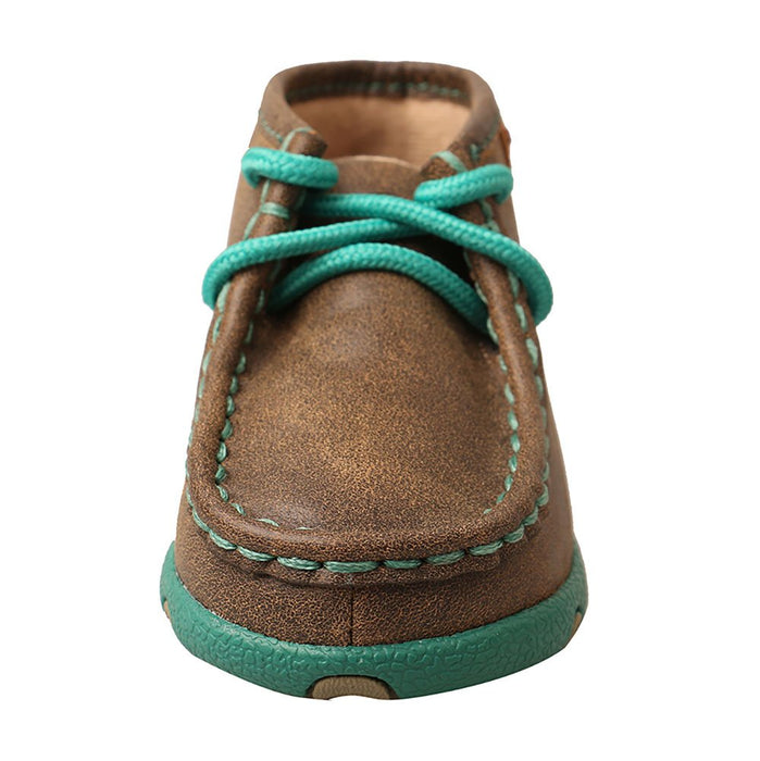 Twisted X Infant Driving Mocs Bomber and Turquoise Shoe