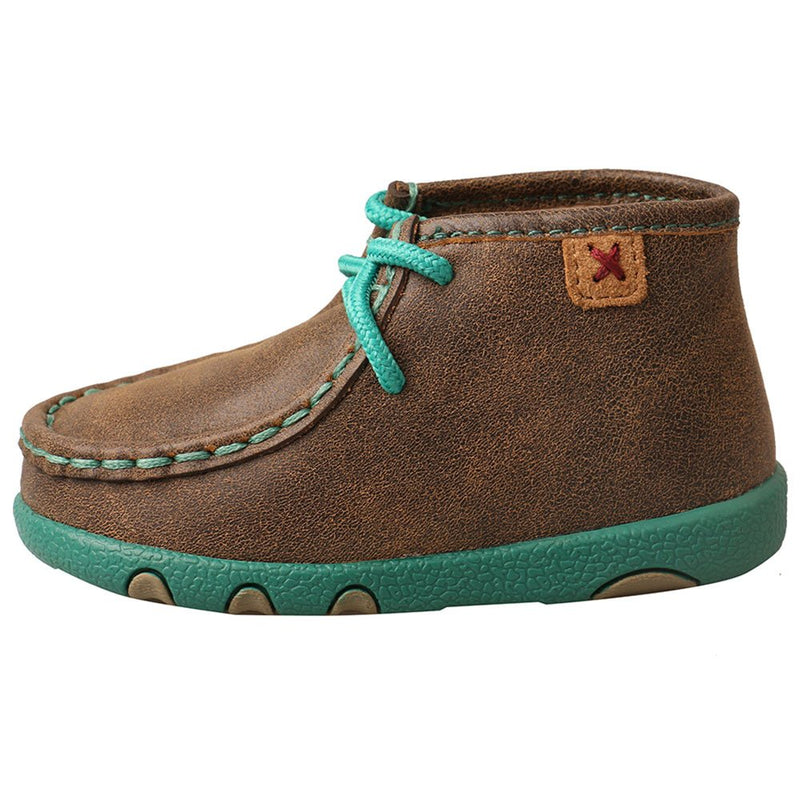 Twisted X Infant Driving Mocs Bomber and Turquoise Shoe