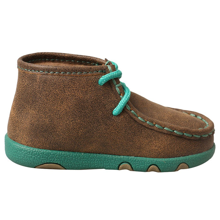 Twisted X Infant Driving Mocs Bomber and Turquoise Shoe