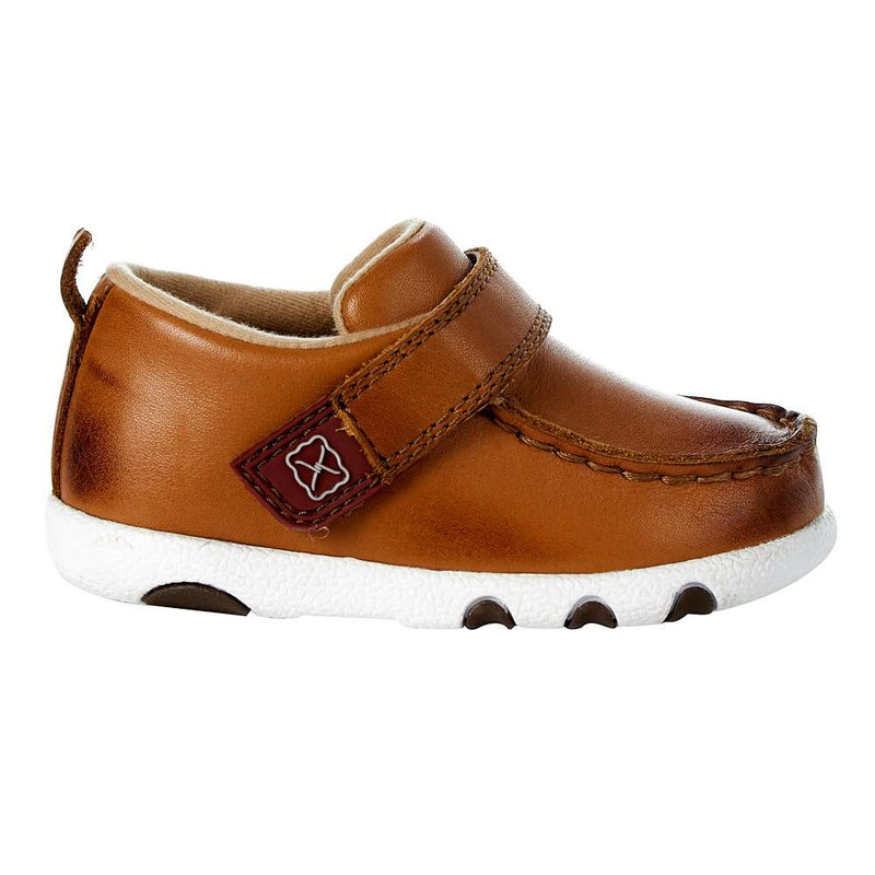 Twisted X Infant Distressed Leather Moc Casual Shoe