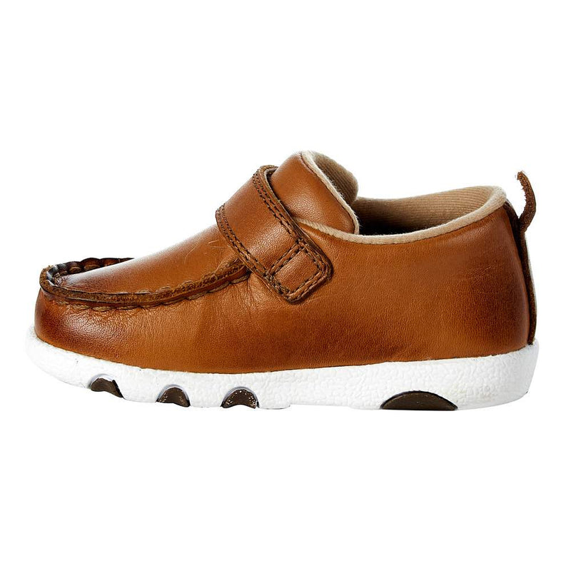 Twisted X Infant Distressed Leather Moc Casual Shoe