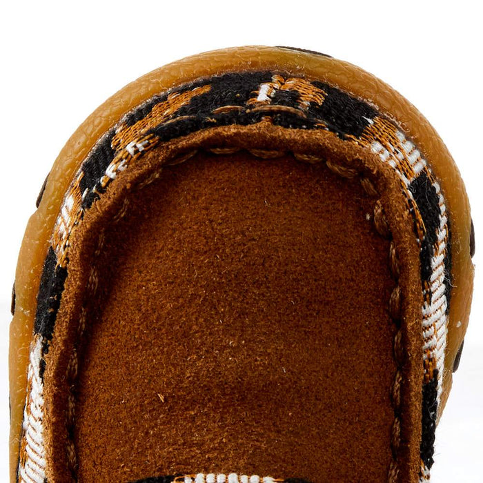 Twisted X Infant Leopard Print Sherpa Lined Driving Moc