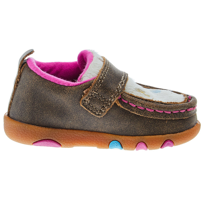 Twisted X Infant White and Multicolor Bomber Moc Casual Shoe