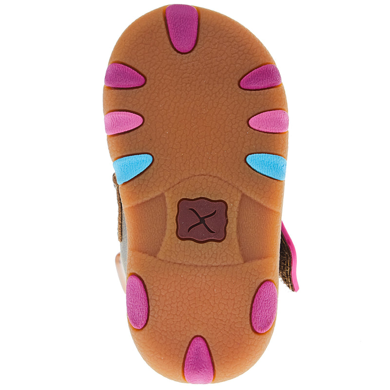 Twisted X Infant White and Multicolor Bomber Moc Casual Shoe