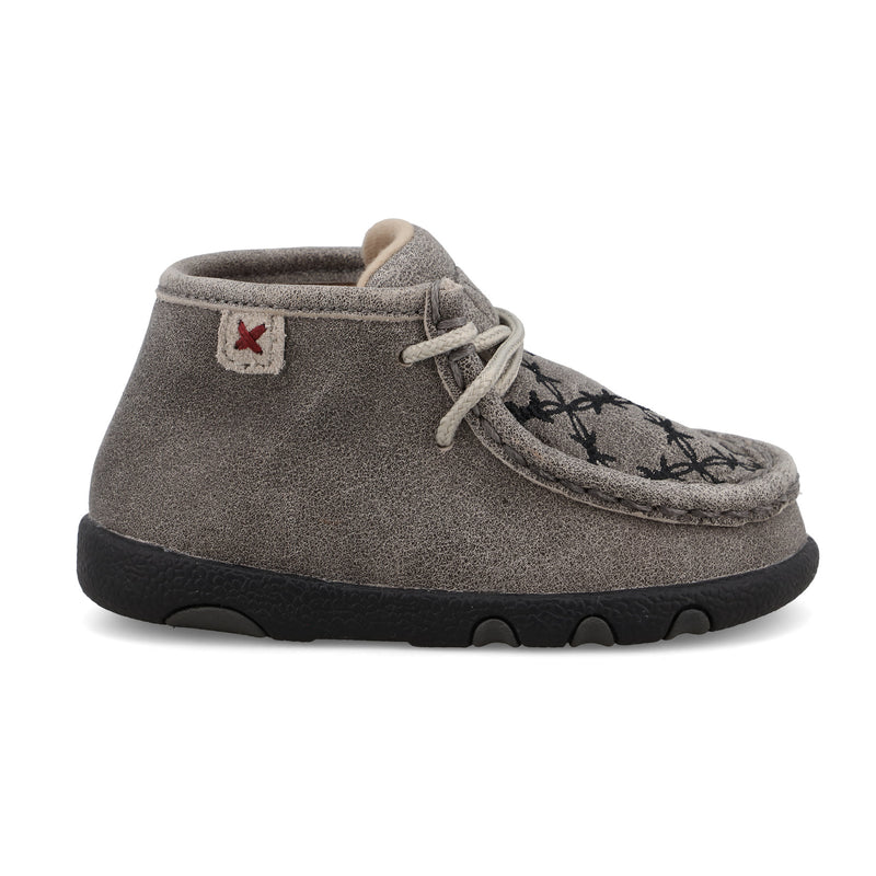 Twisted X Infant Chukka Driving Moc Grey and Black