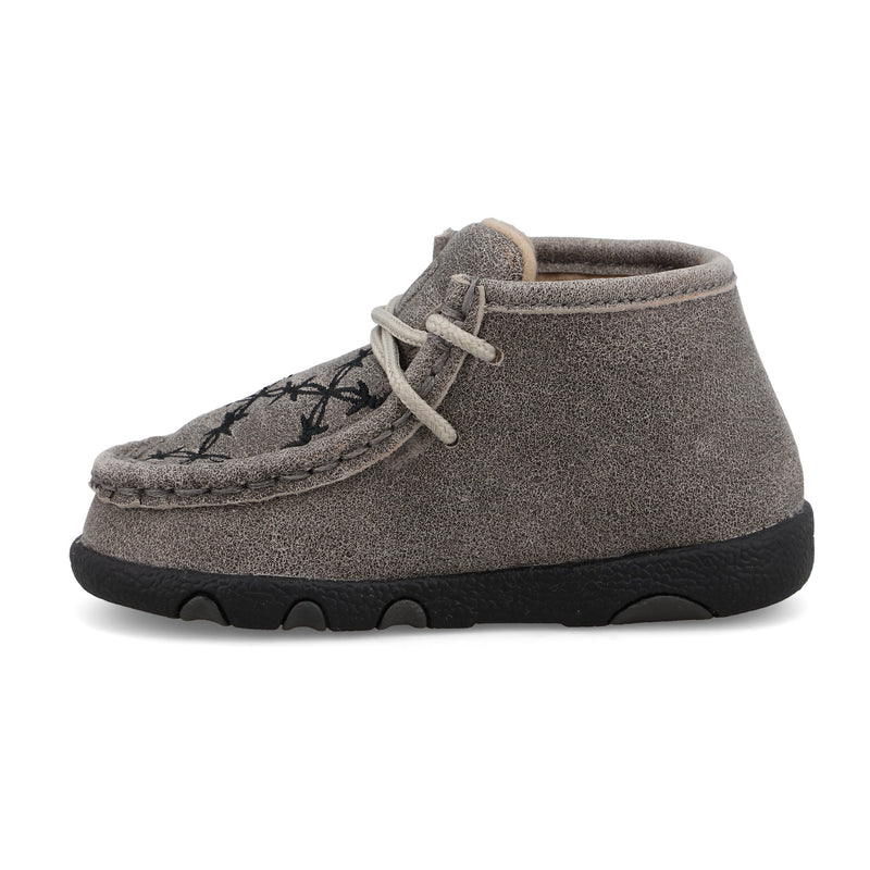 Twisted X Infant Chukka Driving Moc Grey and Black