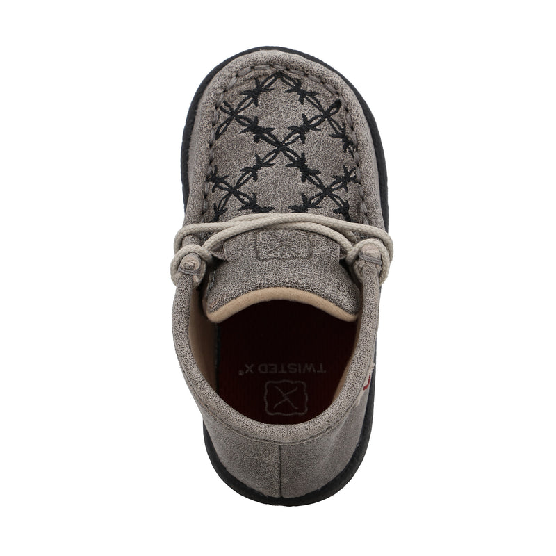 Twisted X Infant Chukka Driving Moc Grey and Black