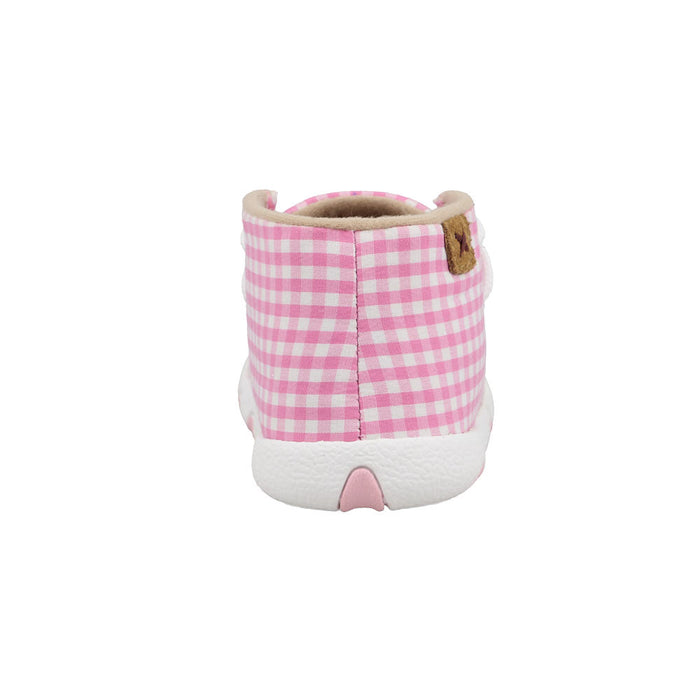 Twisted X Infant's Pink and White Chukka Driving Moc