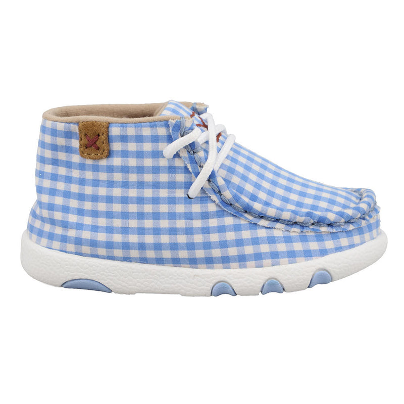 Twisted X Infant's Blue and White Chukka Driving Moc