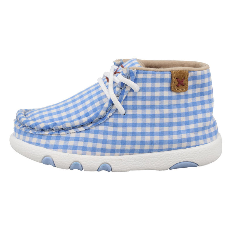 Twisted X Infant's Blue and White Chukka Driving Moc