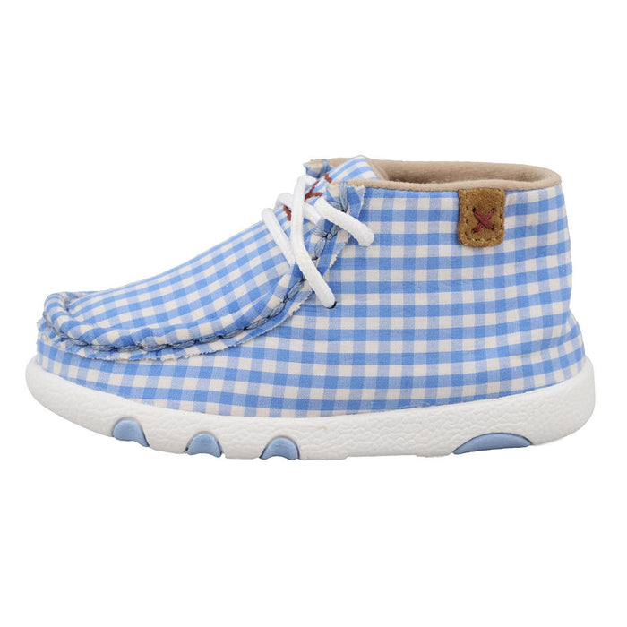 Twisted X Infant's Blue and White Chukka Driving Moc