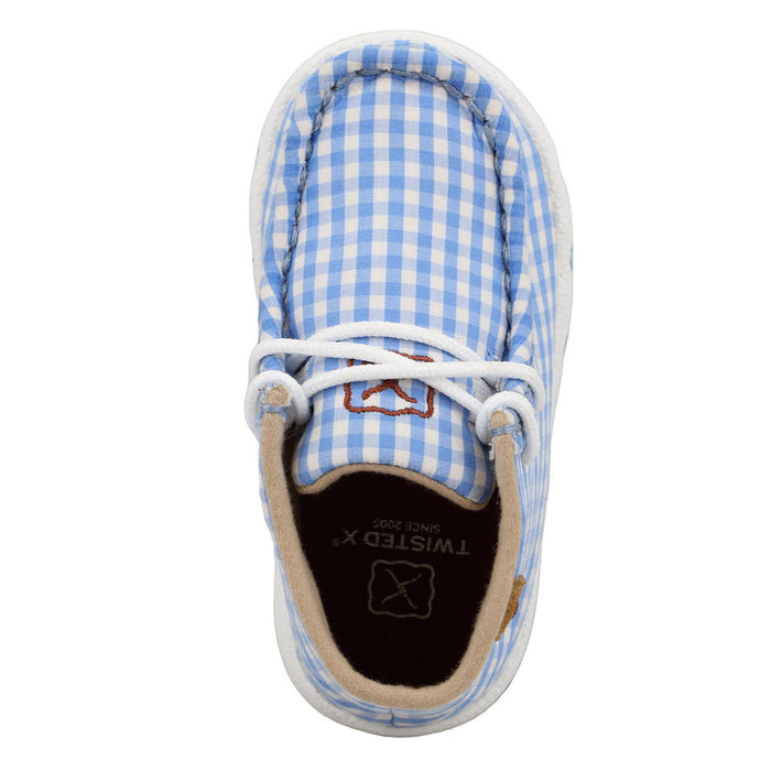 Twisted X Infant's Blue and White Chukka Driving Moc
