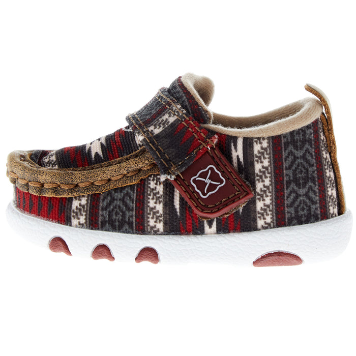 Twisted X Hooey Red Aztec Driving Moc