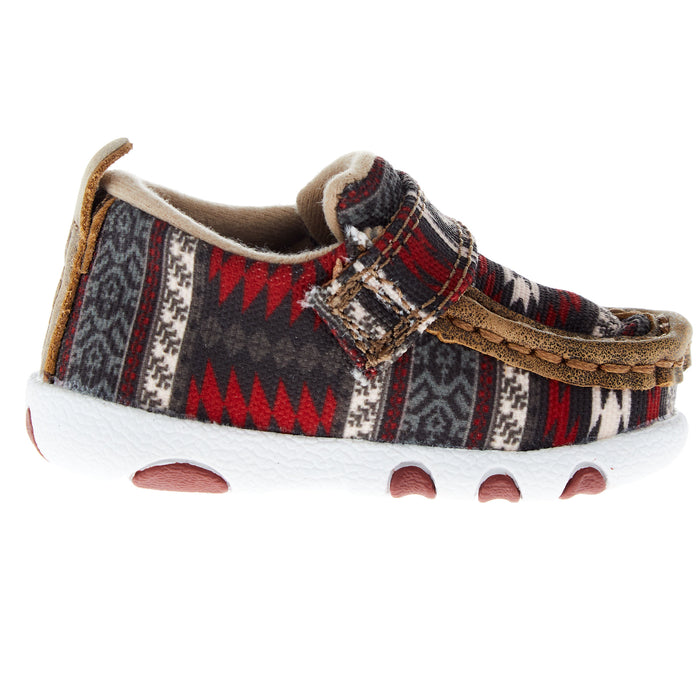 Twisted X Hooey Red Aztec Driving Moc