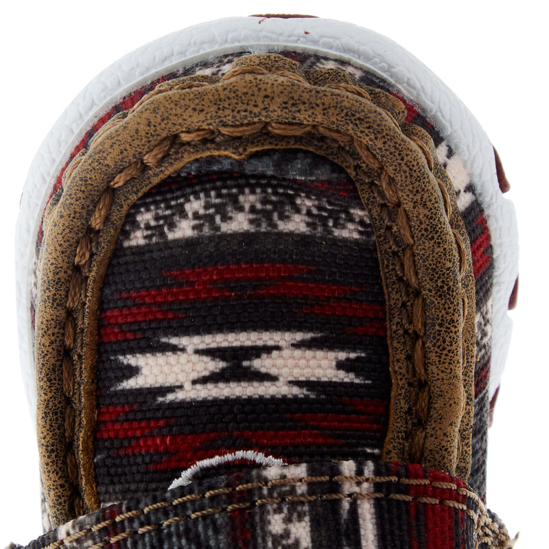 Twisted X Hooey Red Aztec Driving Moc
