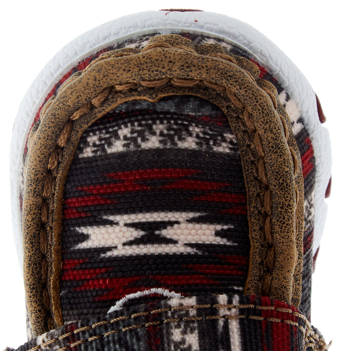 Twisted X Hooey Red Aztec Driving Moc
