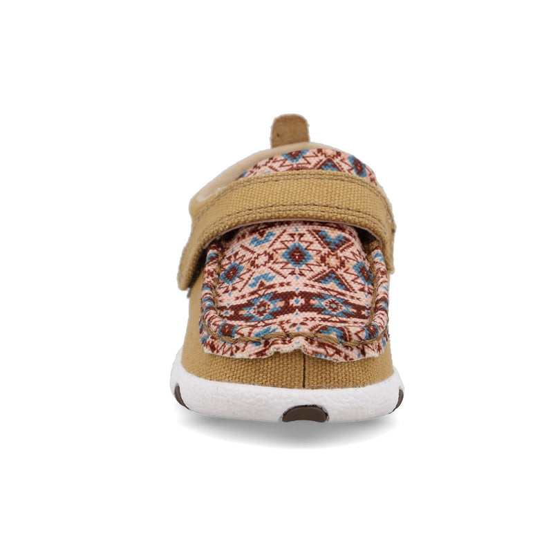 Twisted X Infant Beeswax and Aztec Hooey Driving Moc