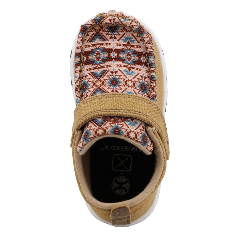 Twisted X Infant Beeswax and Aztec Hooey Driving Moc