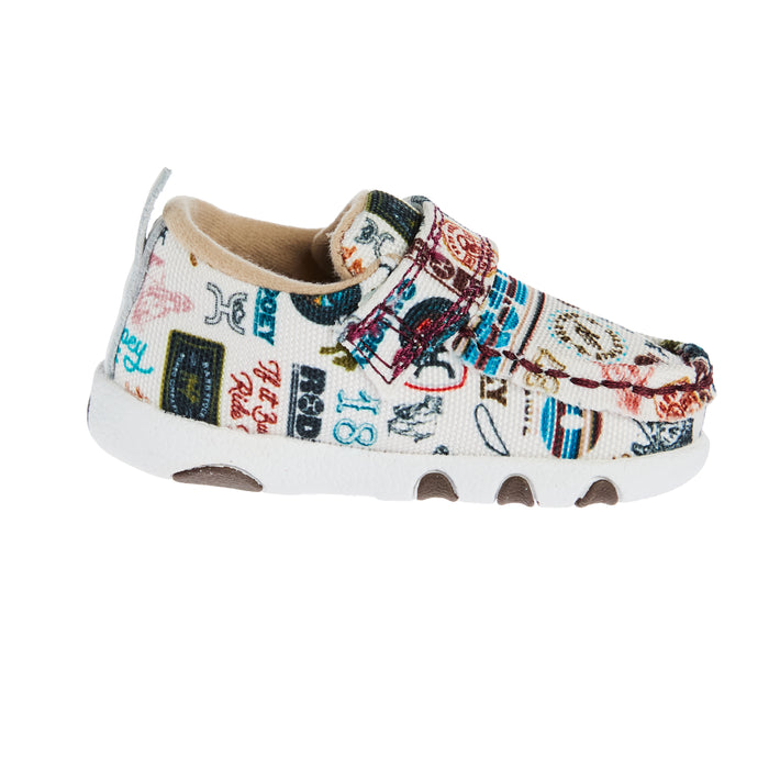 Twisted X Infant Hooey Graphic Print Driving Moc