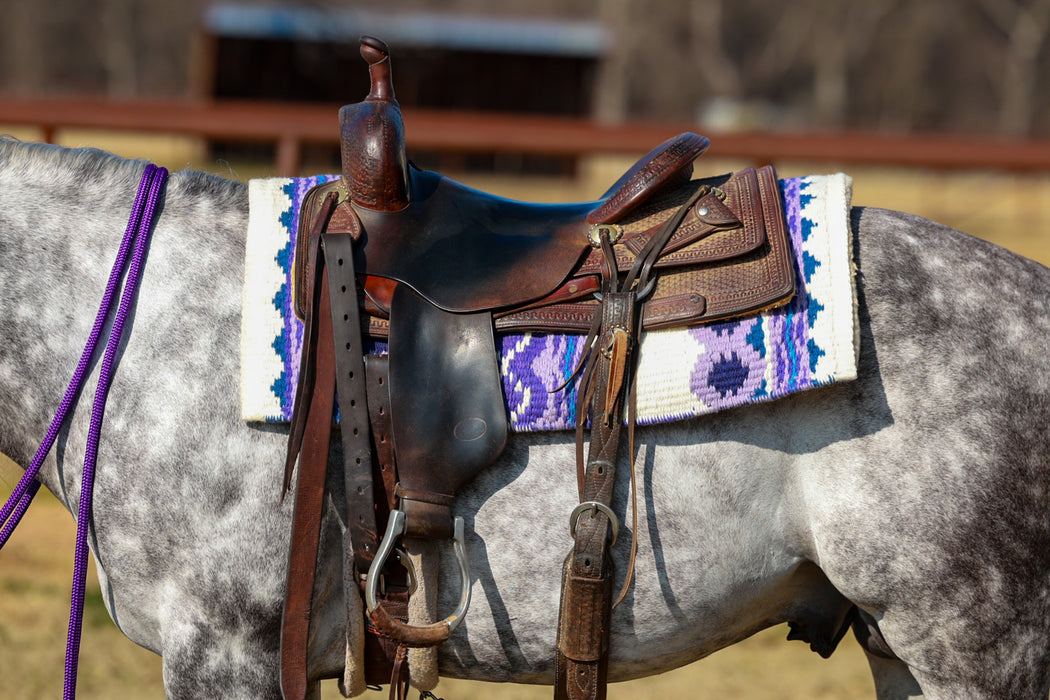 Mayatex Riverland 36x34 New Zealand Wool Saddle Blanket