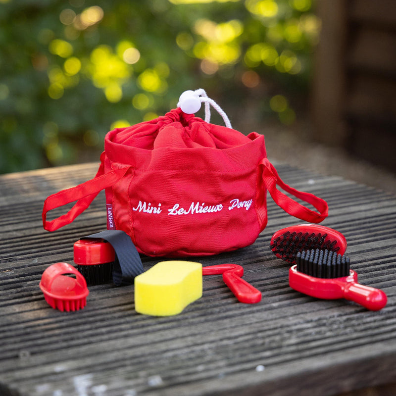 Lemieux Red Toy Pony Grooming Kit