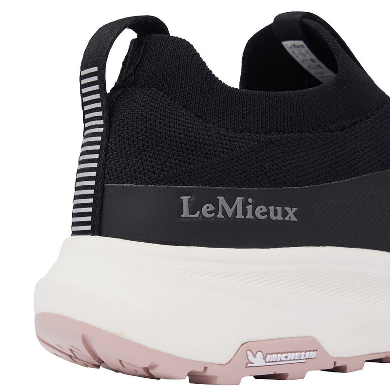 Lemieux Women's Kanta Black Waterproof Trainer Slip On Shoe