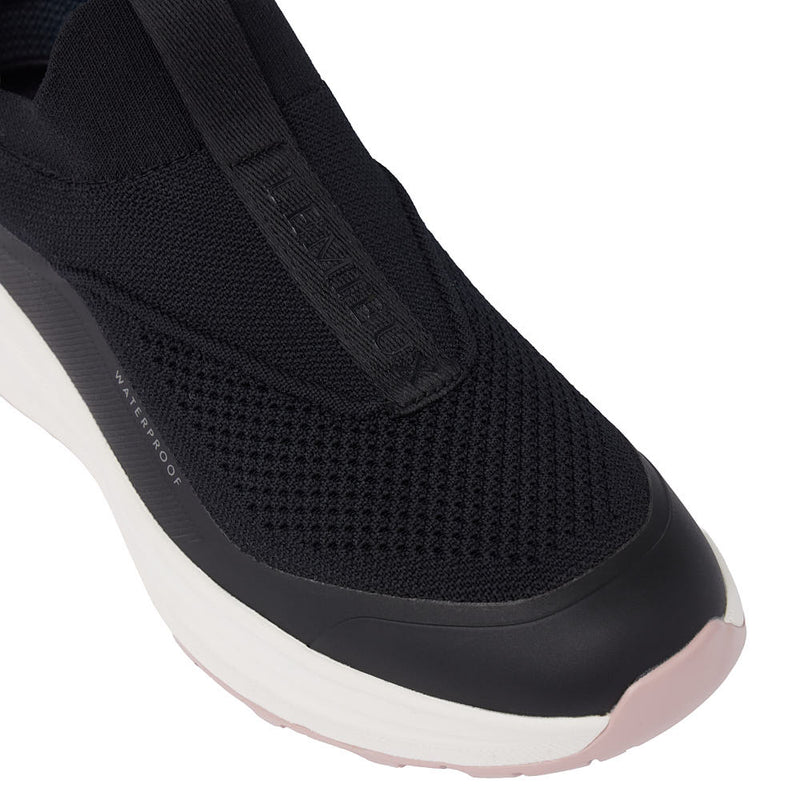 Lemieux Women's Kanta Black Waterproof Trainer Slip On Shoe