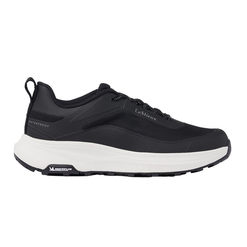 Lemieux Women's Kanta Black Waterproof Trainer Tennis Shoe