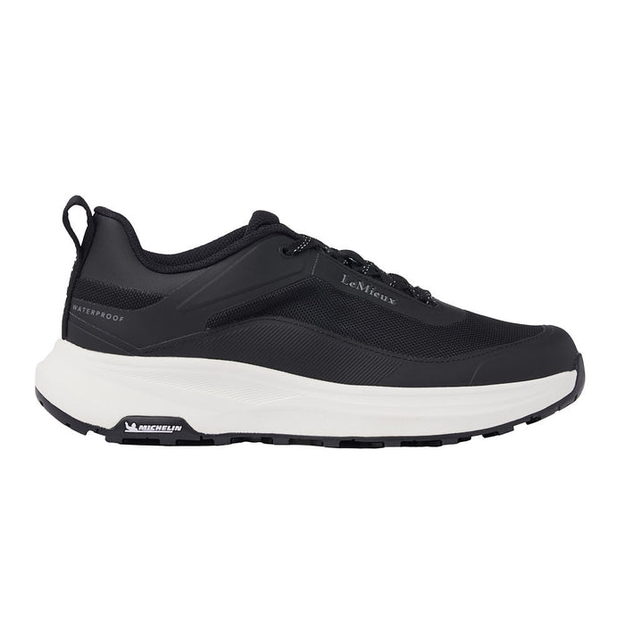 Lemieux Women's Kanta Black Waterproof Trainer Tennis Shoe