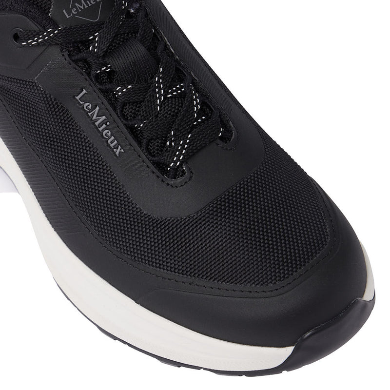 Lemieux Women's Kanta Black Waterproof Trainer Tennis Shoe