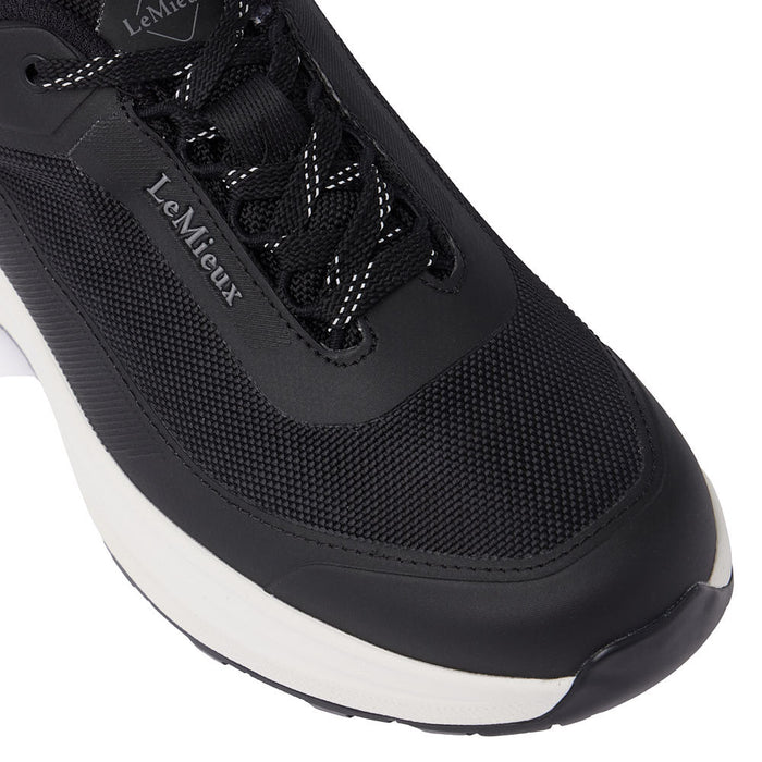 Lemieux Women's Kanta Black Waterproof Trainer Tennis Shoe