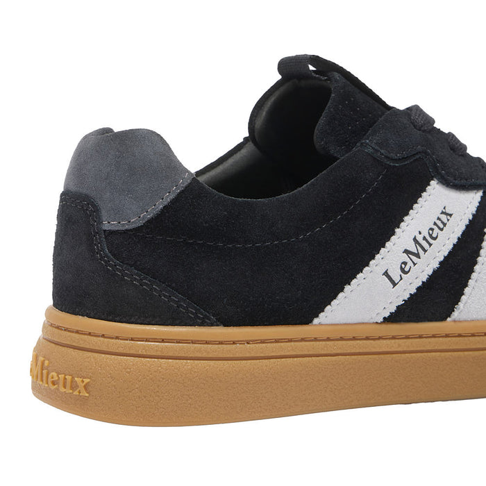 Lemieux Women's Stockbridge Black Suede Trainer Shoe