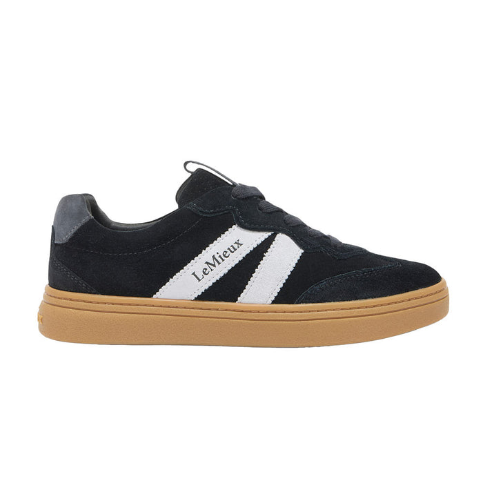Lemieux Women's Stockbridge Black Suede Trainer Shoe