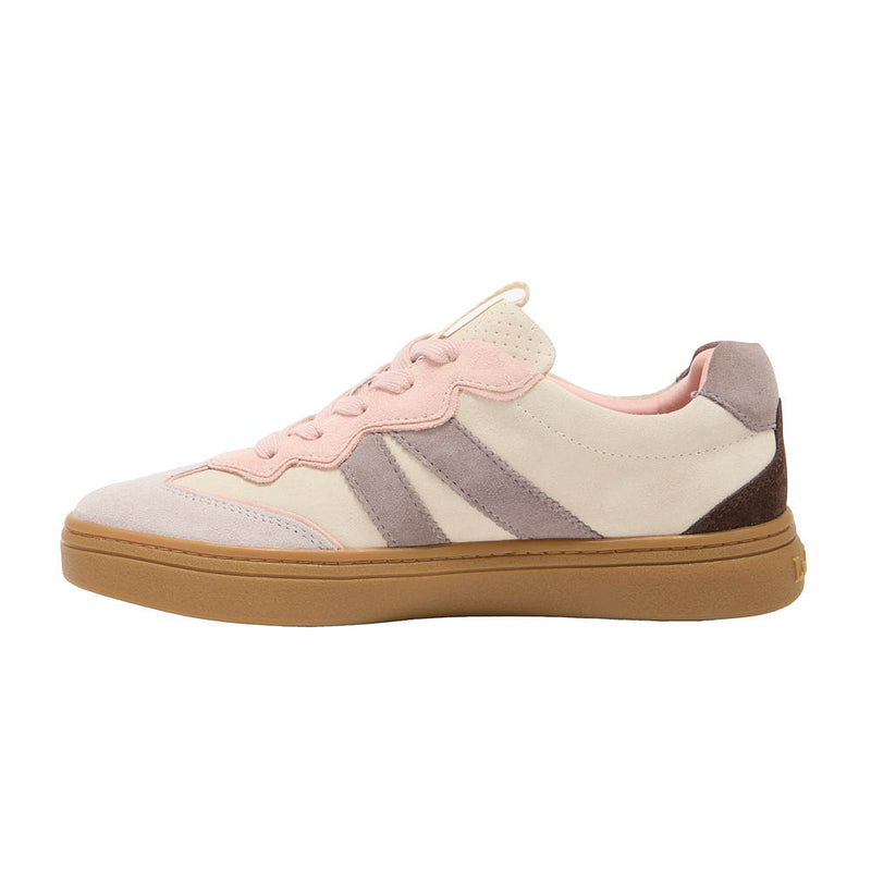 Lemieux Women's Stockbridge Stone Suede Trainer Shoe