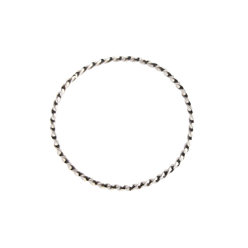 NRS Handmade Twisted Sterling Silver Bangle
