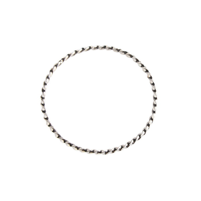 NRS Handmade Twisted Sterling Silver Bangle