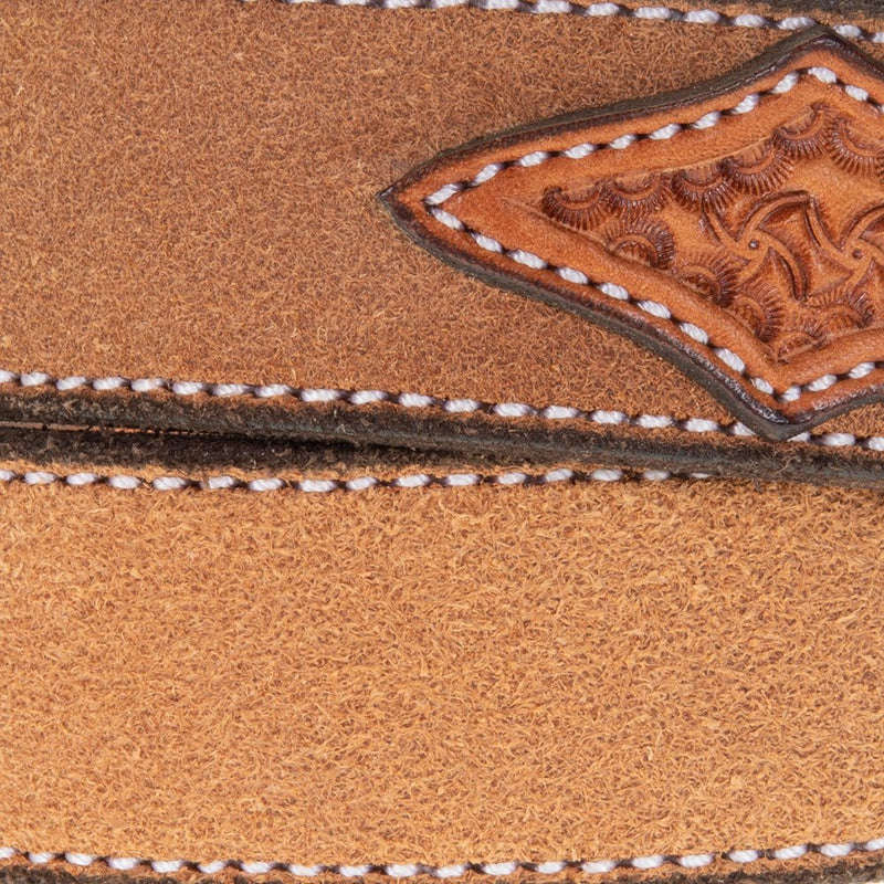 Texas Saddlery Saddle Tan Rough Out Spider Combo Belt
