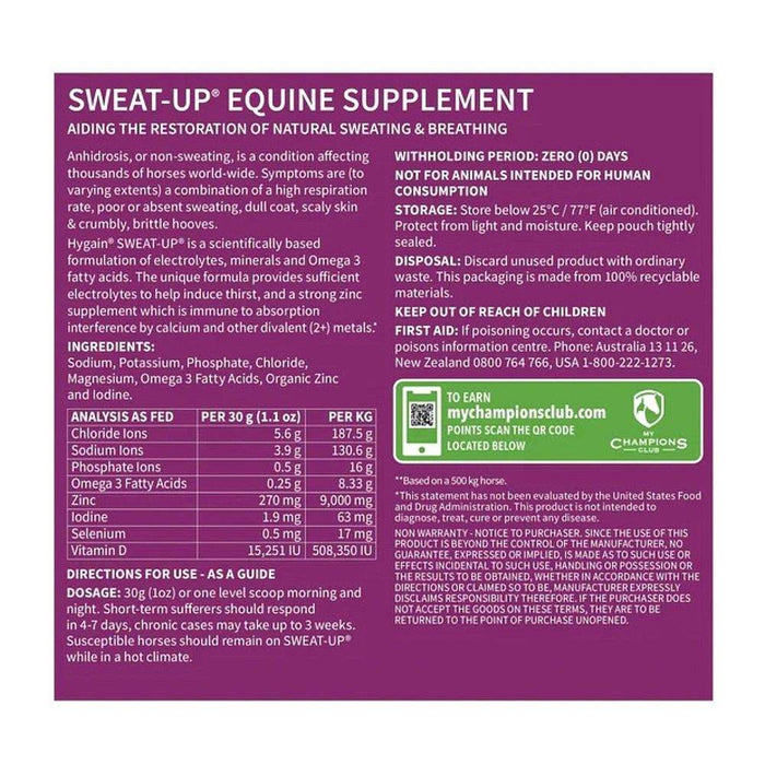 Hygain Sweat-Up 2.21lb Bag