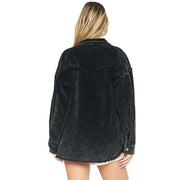 Entro Women's Black Corduroy Jacket