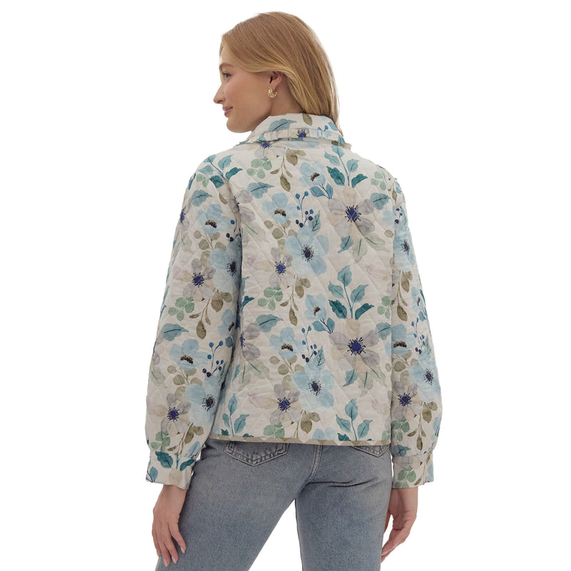 Entro Womens Blue Combo Jacket