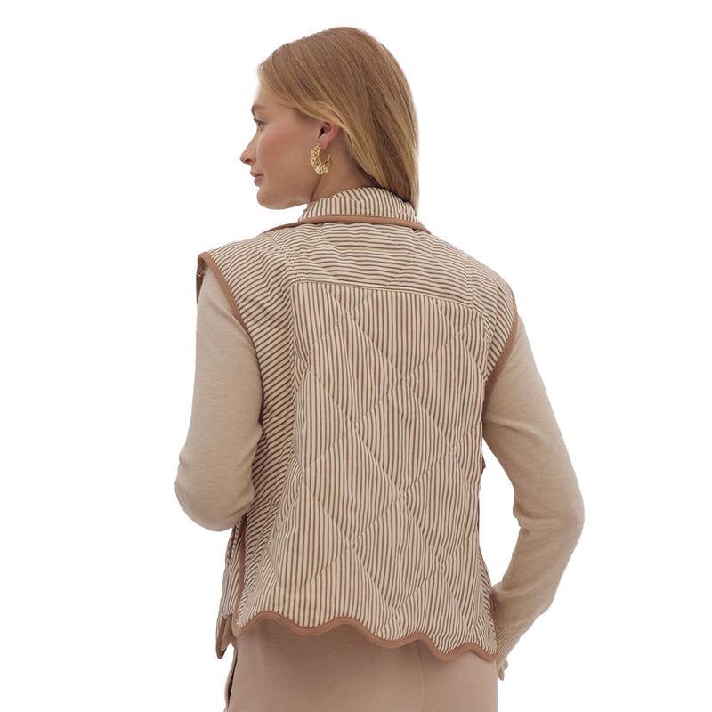 Entro Womens Brown Vest