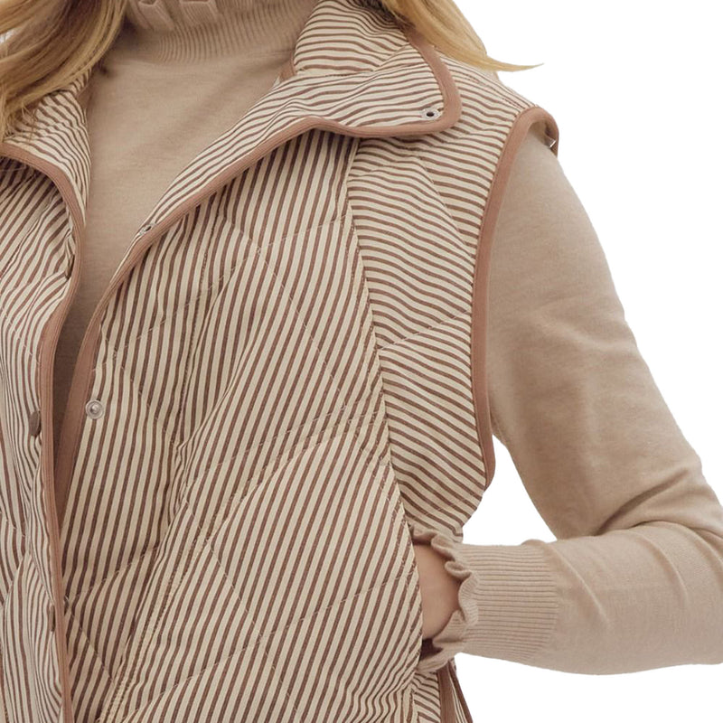 Entro Womens Brown Vest