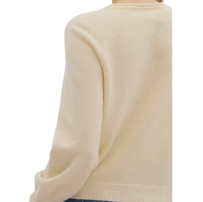 Entro Women's Cream Button Up Cardigan