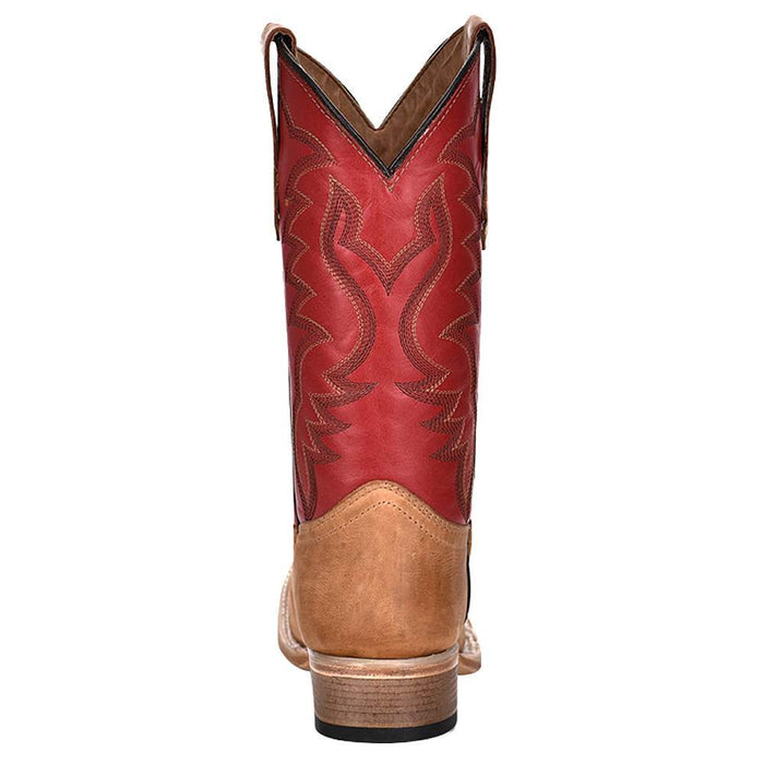 Circle G Kids Honey and Red Top Square Toe Cowboy Boot