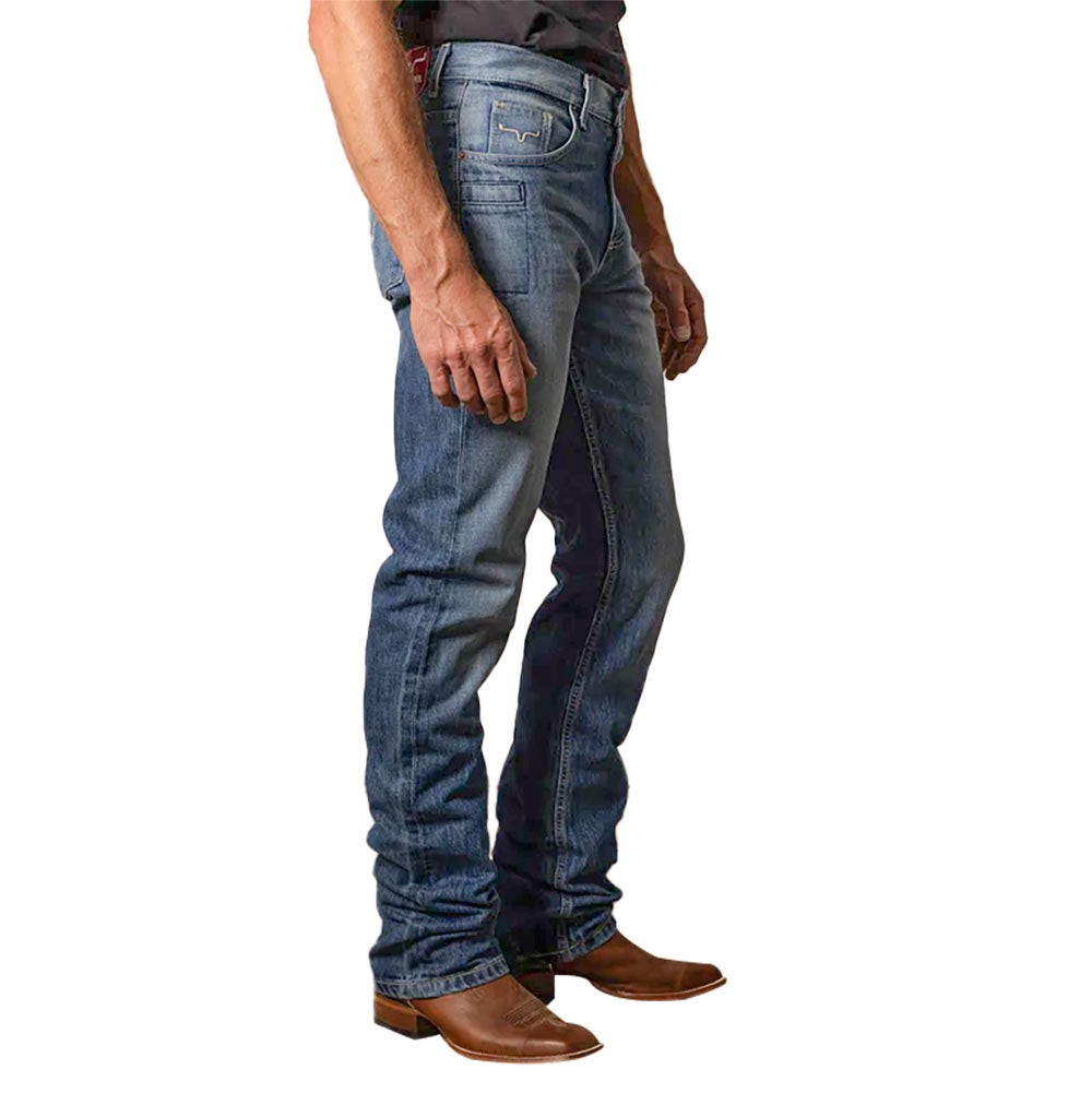 【希少】Kimes Ranch James W30 美品 濃紺 ストレート Kimes Ranch James Mid Wash Jeans